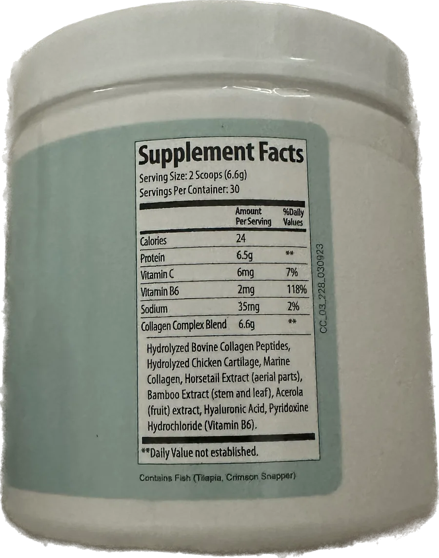 Sightagen supplement facts label showing serving size and ingredients